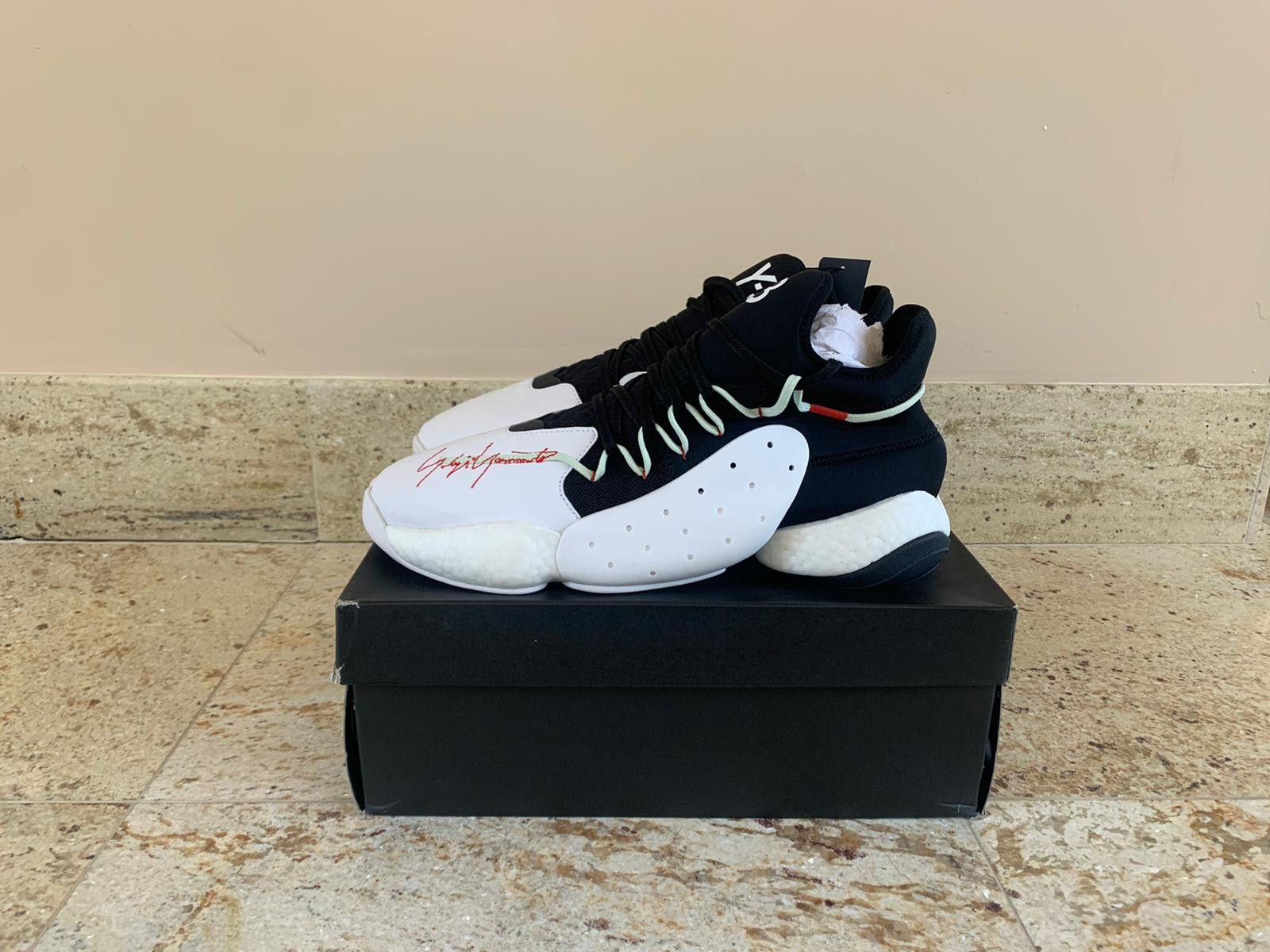 Y 3 BYW Bball Sneakers in Black White Grailed