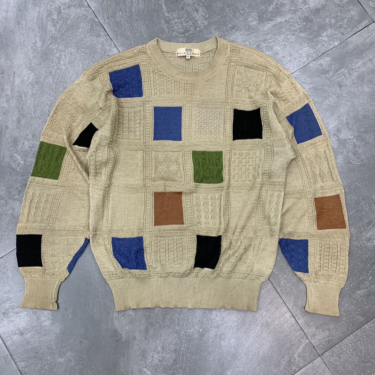 image of Balenciaga Knit in Judge Pict, Men's (Size Medium)