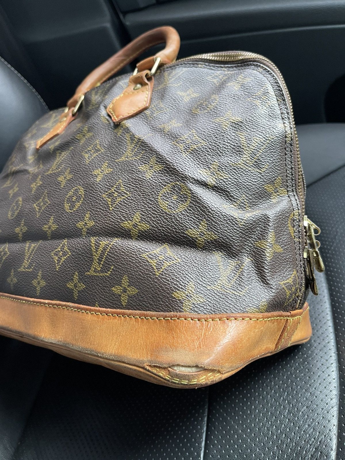 Louis Vuitton × Vintage Louis Vuitton Monogram Alma Shoulder Handbag BA1914 Size ONE SIZE - 9 Thumbnail