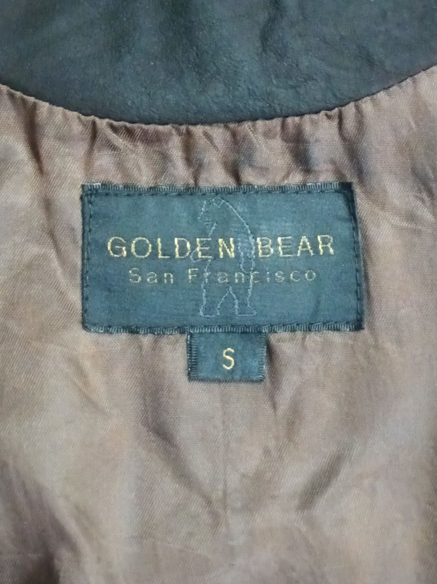 Golden Bear 🔥 GOLDEN BEAR USA LEATHER ZIPPER JACKET 🔥 Size US S / EU 44-46 / 1 - 3 Thumbnail