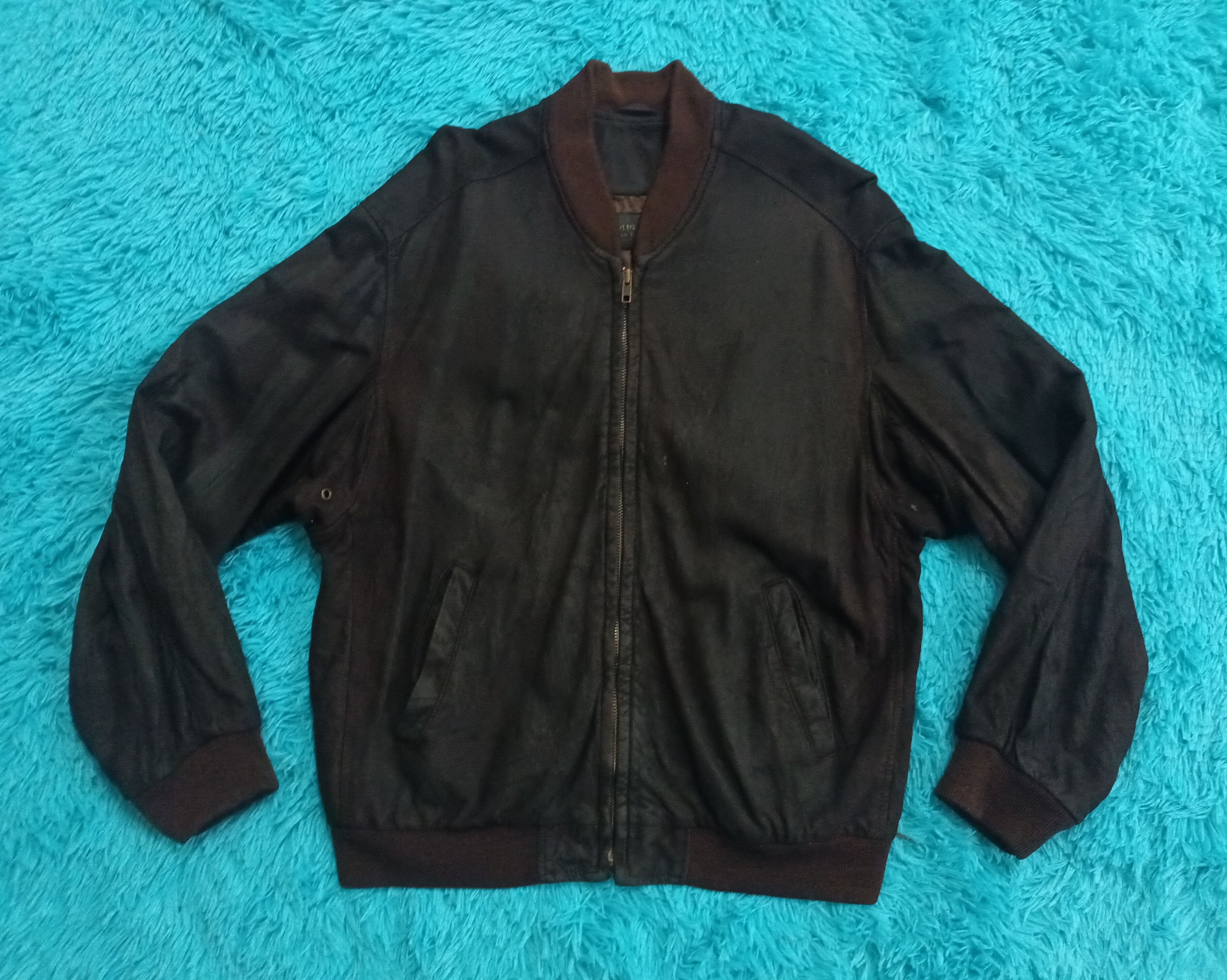 Golden Bear 🔥 GOLDEN BEAR USA LEATHER ZIPPER JACKET 🔥 Size US S / EU 44-46 / 1 - 1 Thumbnail