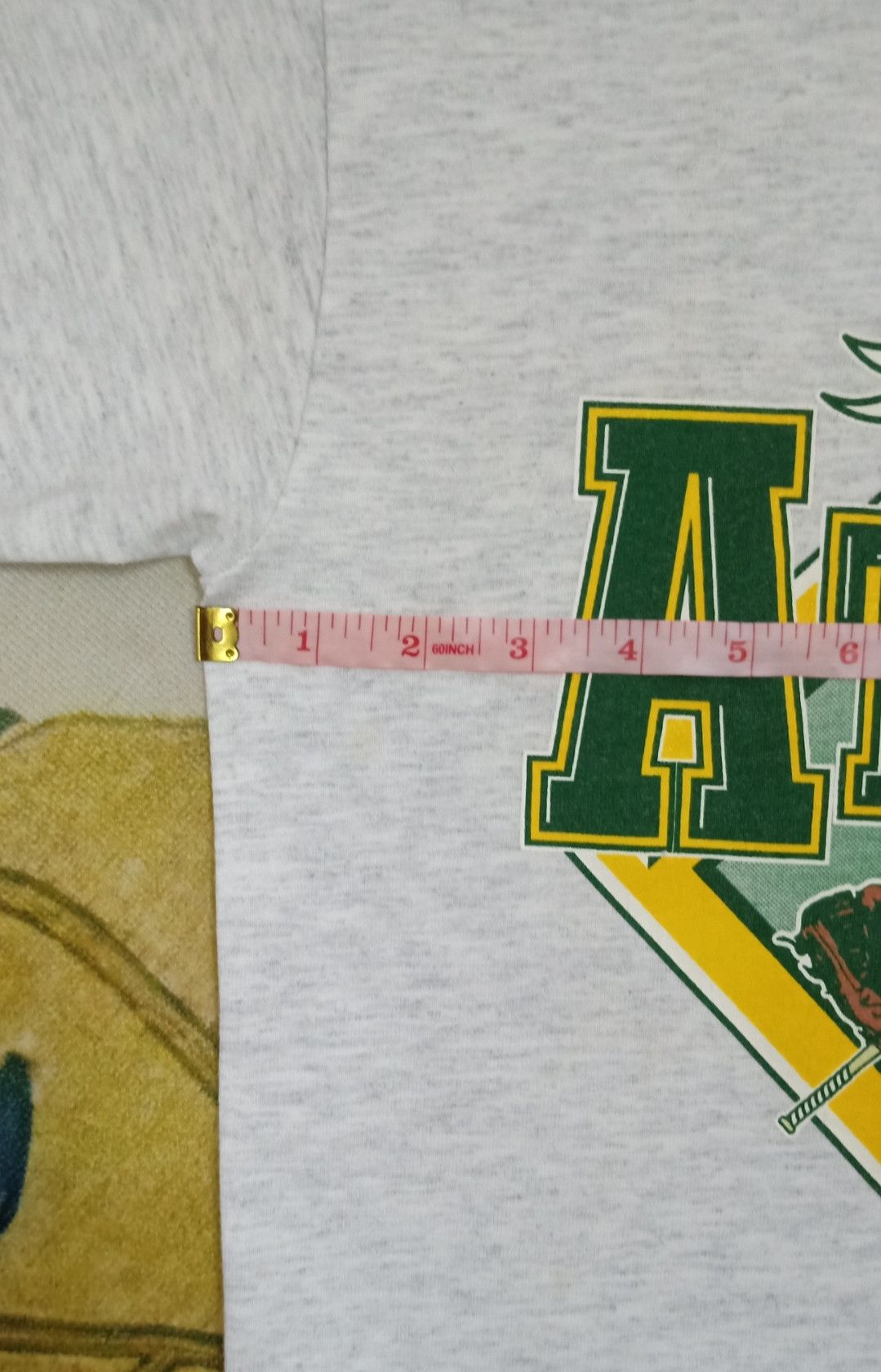 MLB × Nutmeg × Vintage Vintage 90s MLB A's Oakland Athletics T-shirt Size US L / EU 52-54 / 3 - 16 Thumbnail
