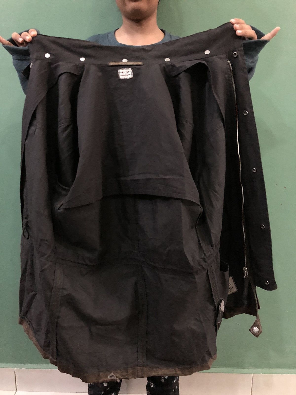 C.P. Company Vintage Distressed C.P.Company Lino Flax Goggle Jacket Size US M / EU 48-50 / 2 - 14 Thumbnail