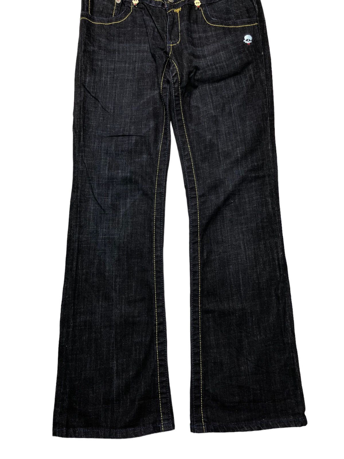 Akademiks Akademiks Flare Embroidery Say My Name Denim Pants Size US 32 / EU 48 - 5 Thumbnail