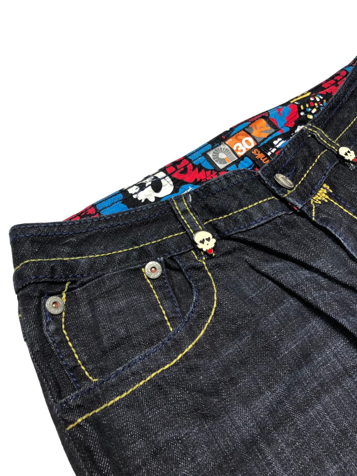 Akademiks Akademiks Flare Embroidery Say My Name Denim Pants Size US 32 / EU 48 - 9 Thumbnail