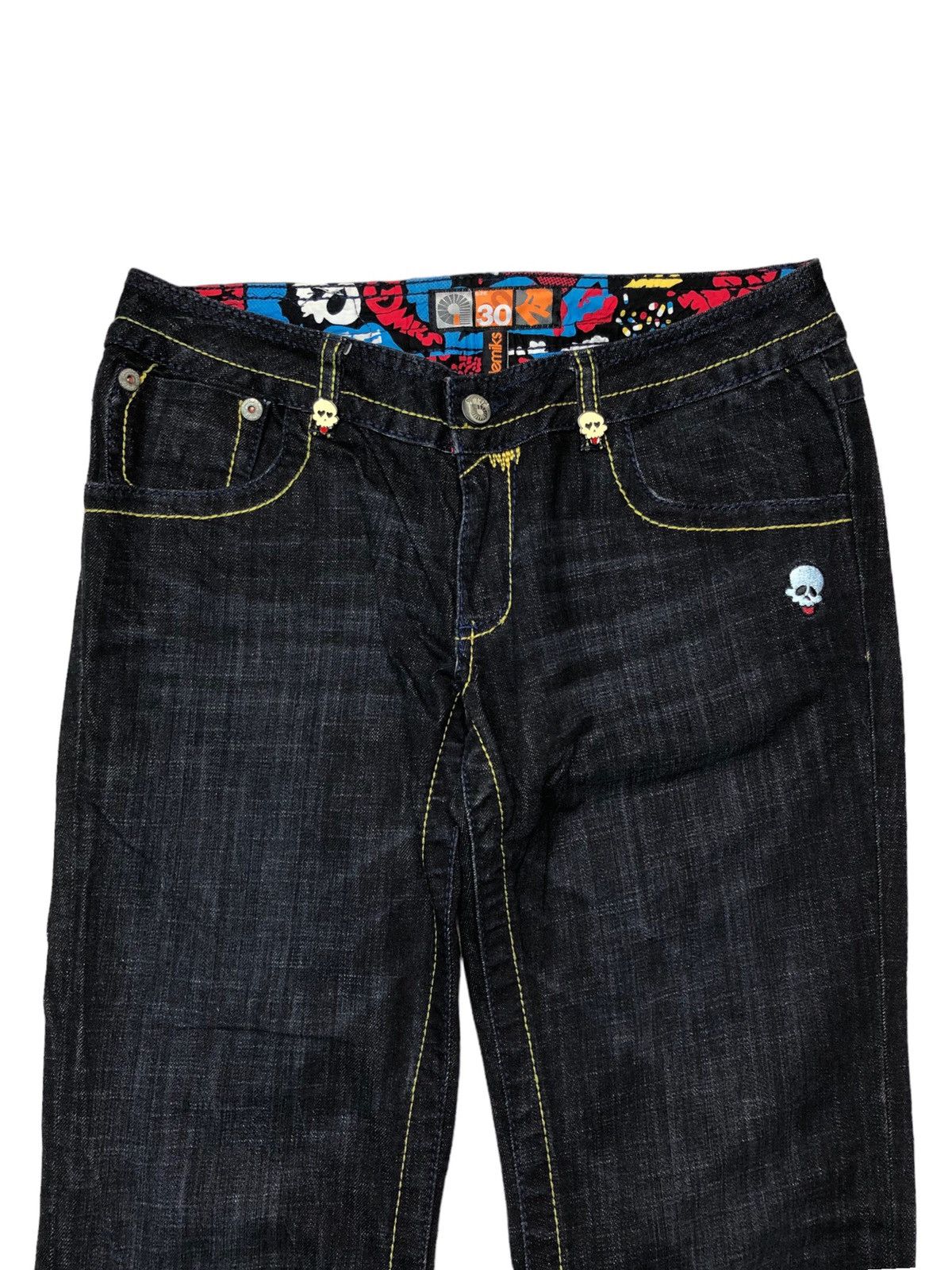 Akademiks Akademiks Flare Embroidery Say My Name Denim Pants Size US 32 / EU 48 - 4 Thumbnail