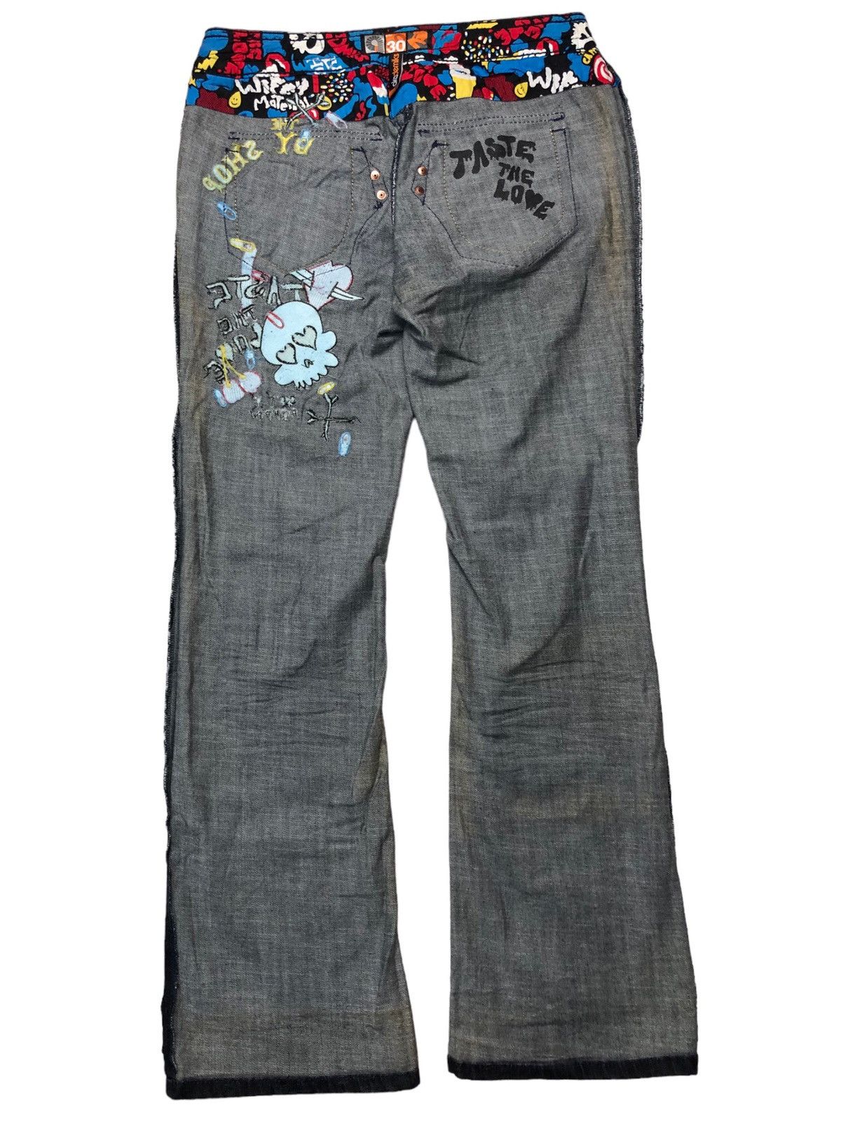 Akademiks Akademiks Flare Embroidery Say My Name Denim Pants Size US 32 / EU 48 - 21 Thumbnail