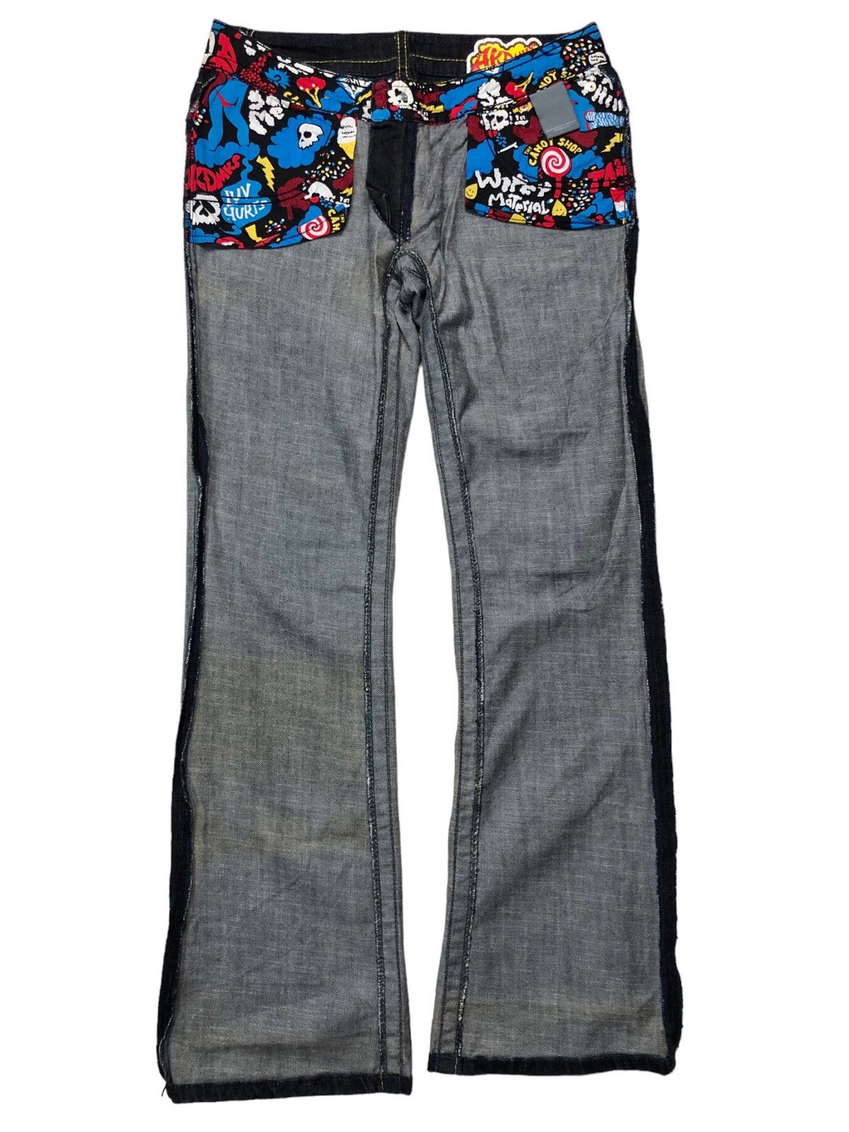 Akademiks Akademiks Flare Embroidery Say My Name Denim Pants Size US 32 / EU 48 - 20 Thumbnail