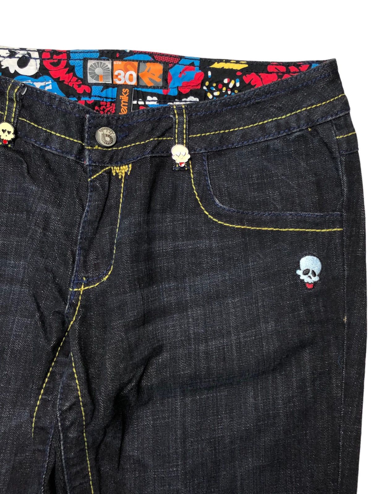 Akademiks Akademiks Flare Embroidery Say My Name Denim Pants Size US 32 / EU 48 - 7 Thumbnail