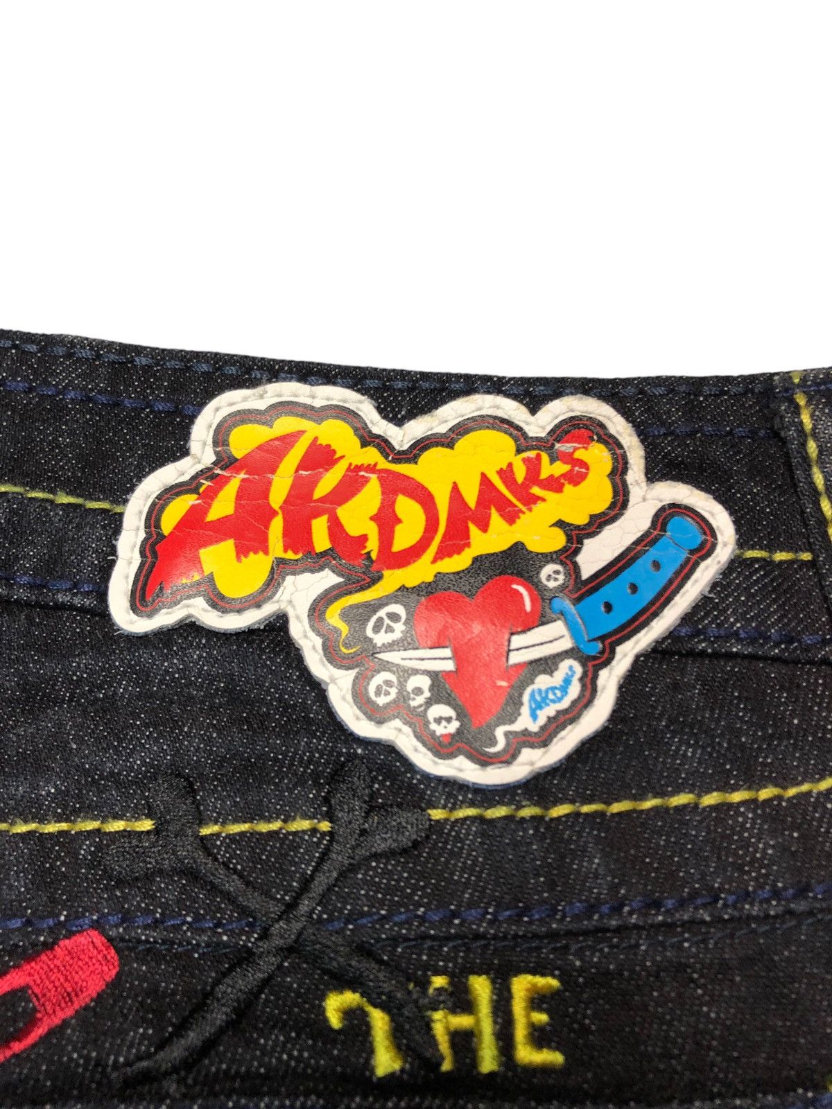 Akademiks Akademiks Flare Embroidery Say My Name Denim Pants Size US 32 / EU 48 - 19 Thumbnail