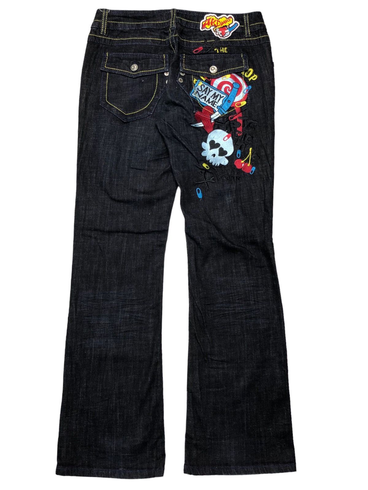 Akademiks Akademiks Flare Embroidery Say My Name Denim Pants Size US 32 / EU 48 - 1 Thumbnail