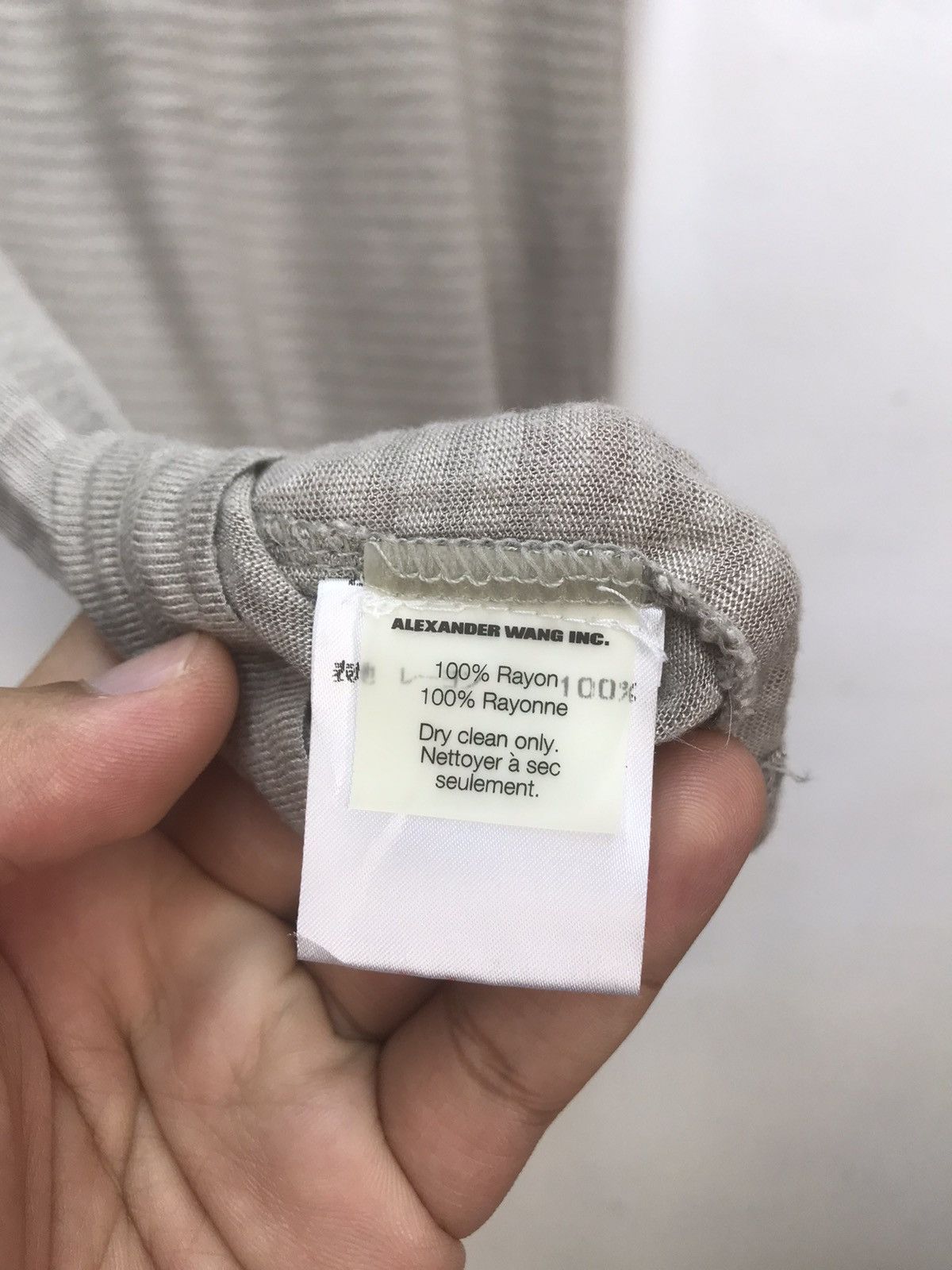 Alexander Wang Alexander Wang Stripe Rayon Shirt Size US XS / EU 42 / 0 - 5 Thumbnail