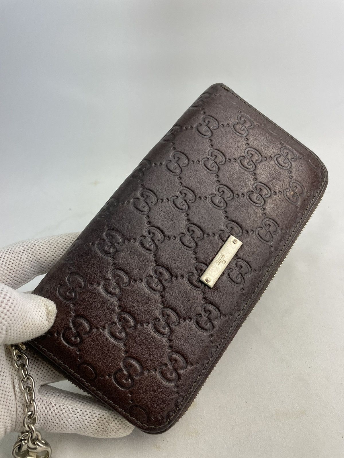 Gucci ❌Final Drop❌ Authentic Gucci GG brown long wallet Size ONE SIZE - 2 Thumbnail