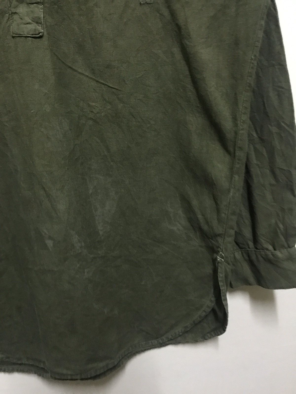 Vintage Vintage Swedish Army Shirt Button 60s/70s Size US XL / EU 56 / 4 - 4 Thumbnail