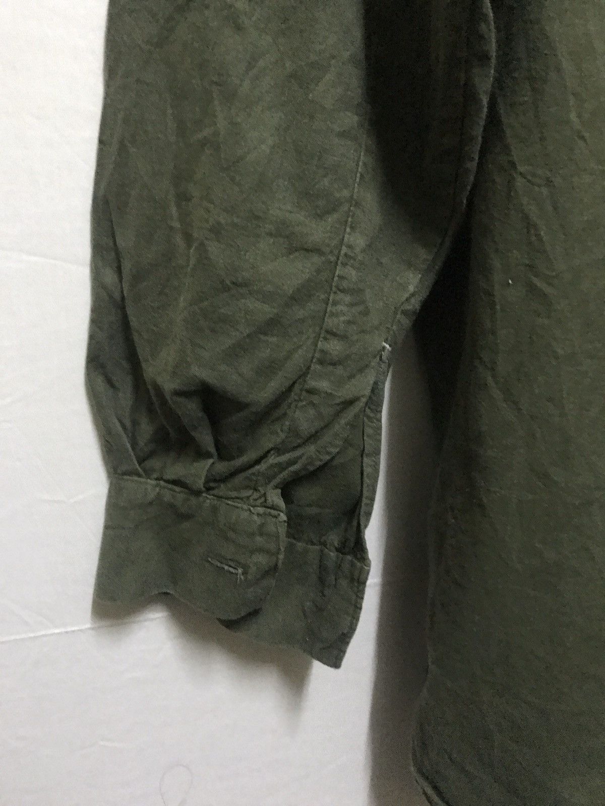 Vintage Vintage Swedish Army Shirt Button 60s/70s Size US XL / EU 56 / 4 - 10 Thumbnail