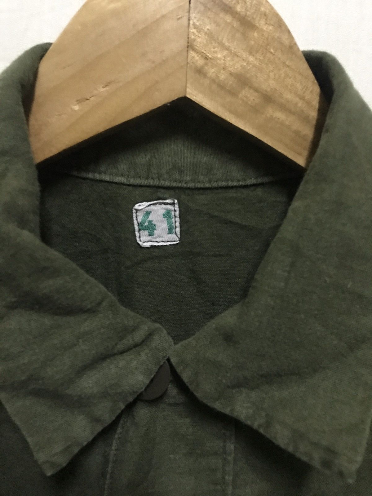 Vintage Vintage Swedish Army Shirt Button 60s/70s Size US XL / EU 56 / 4 - 8 Thumbnail