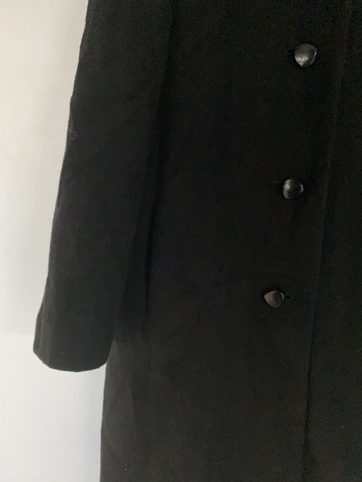 Japanese Brand Vestina Overcoat Long Coat/Jacket Black Wool Cashmere Size US M / EU 48-50 / 2 - 3 Thumbnail