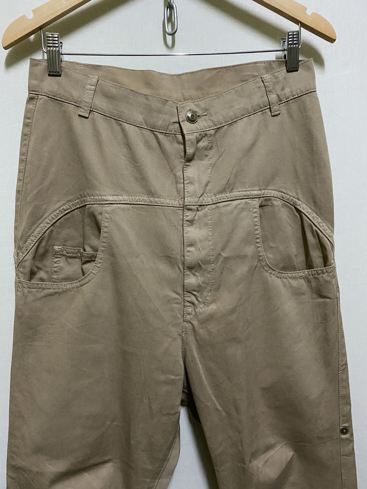 Issey Miyake × Japanese Brand × mercibeaucoup Mercibeaucoup Carrot Pants Size US 28 / EU 44 - 2 Thumbnail
