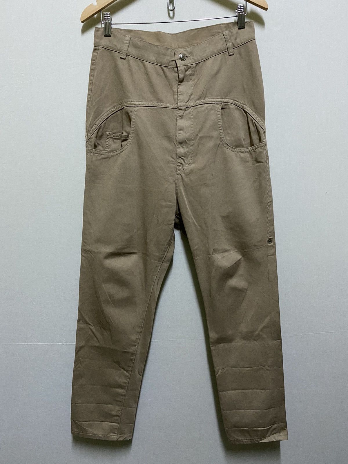 Issey Miyake × Japanese Brand × mercibeaucoup Mercibeaucoup Carrot Pants Size US 28 / EU 44 - 1 Thumbnail