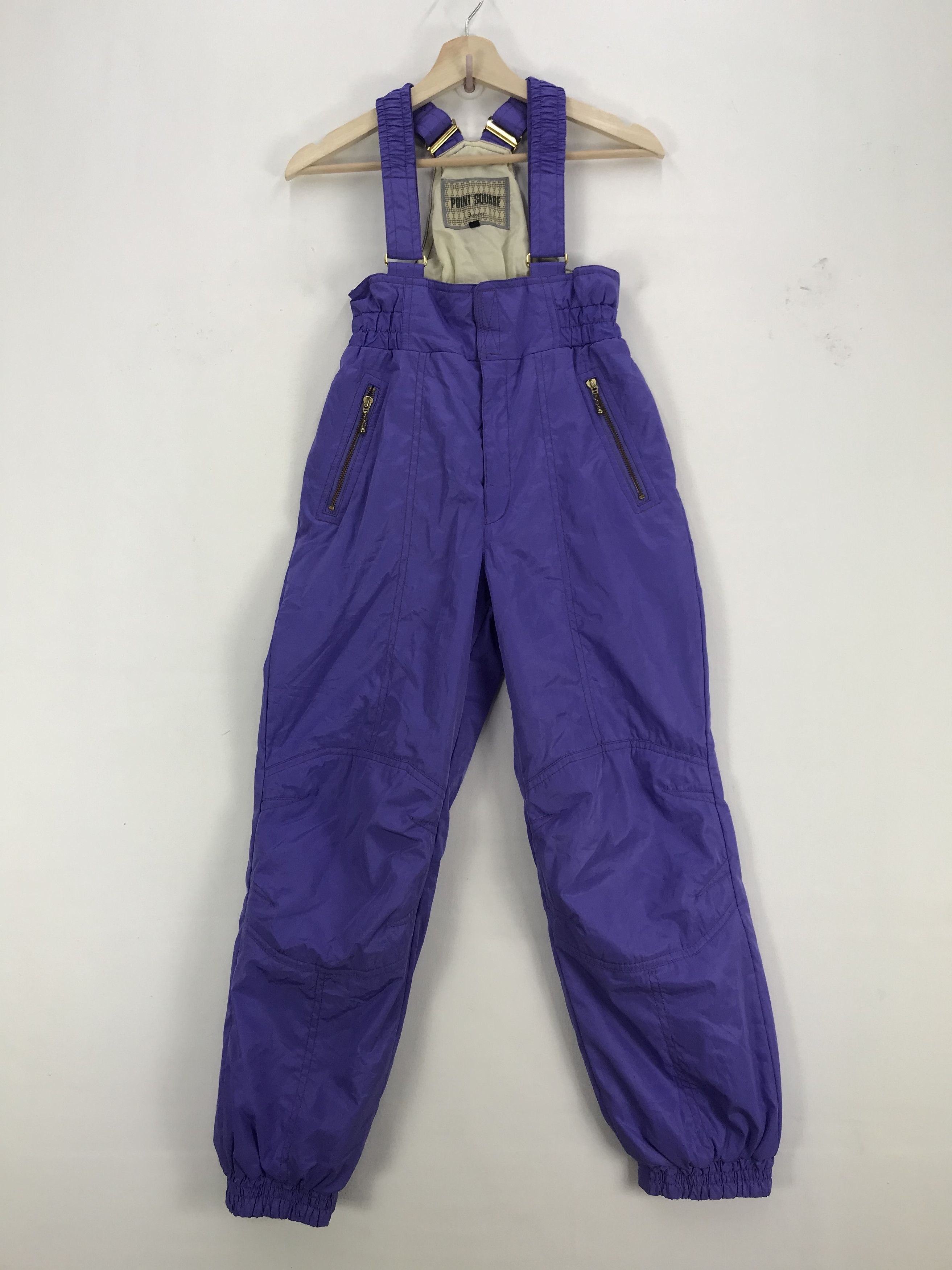 Japanese Brand Vintage Point Square Ski Jumpsuit Japanese Ski Wear Pants Size 26" / US 2 / IT 38 - 1 Thumbnail