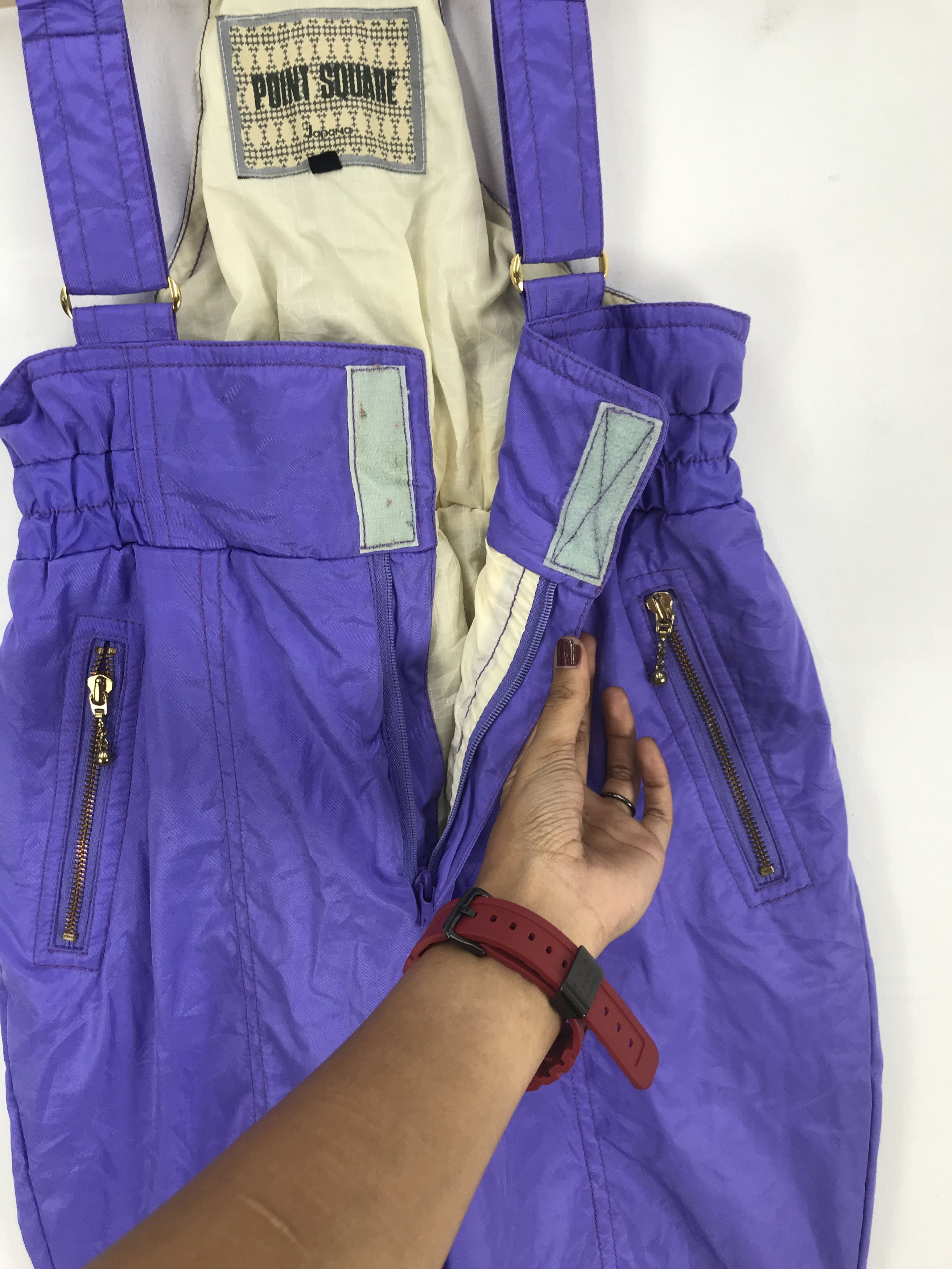Japanese Brand Vintage Point Square Ski Jumpsuit Japanese Ski Wear Pants Size 26" / US 2 / IT 38 - 5 Thumbnail