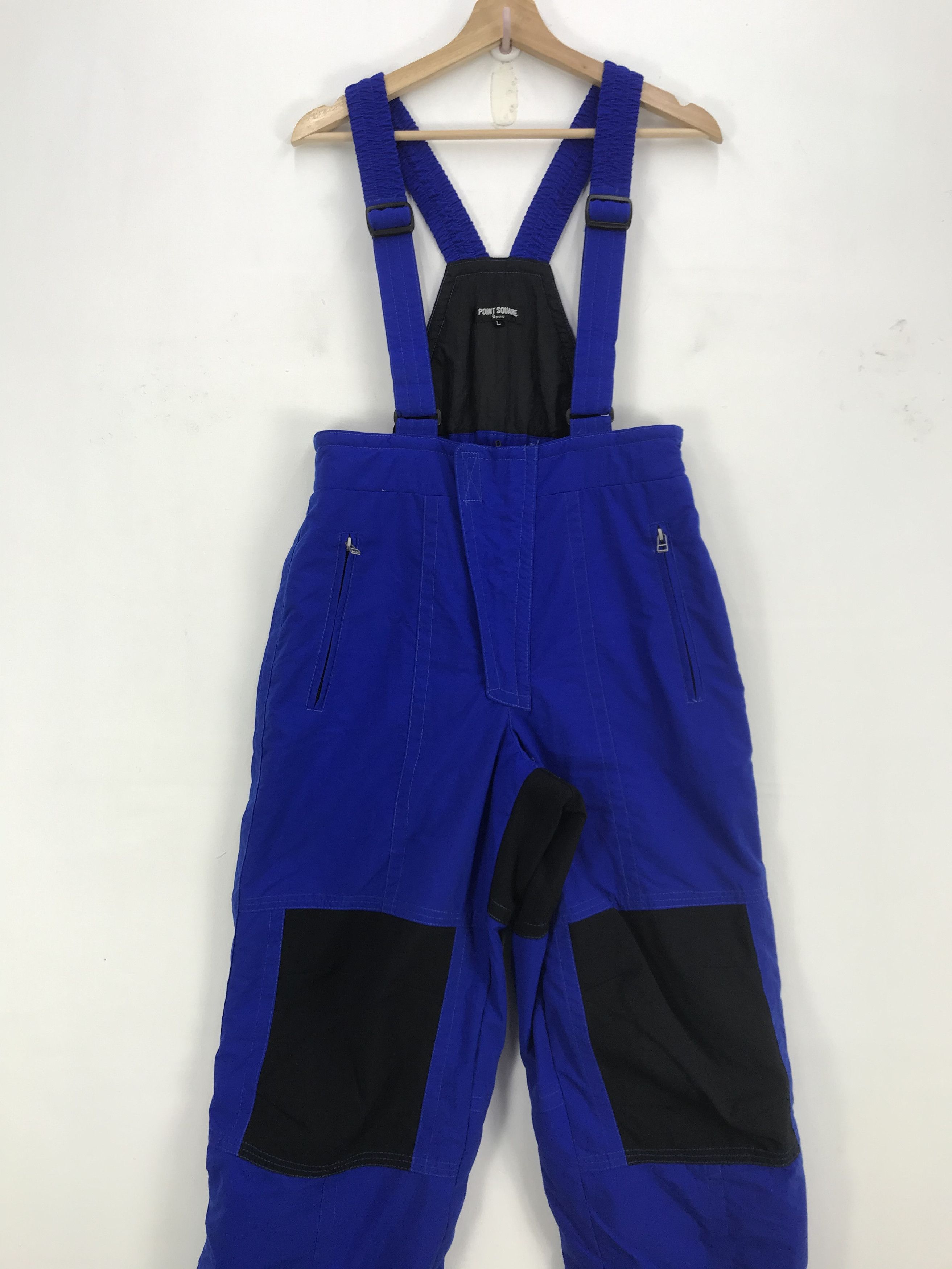 Japanese Brand Vintage Point Square Ski Suit Jumpsuit Ski Wear Snowboards Size US 30 / EU 46 - 2 Thumbnail