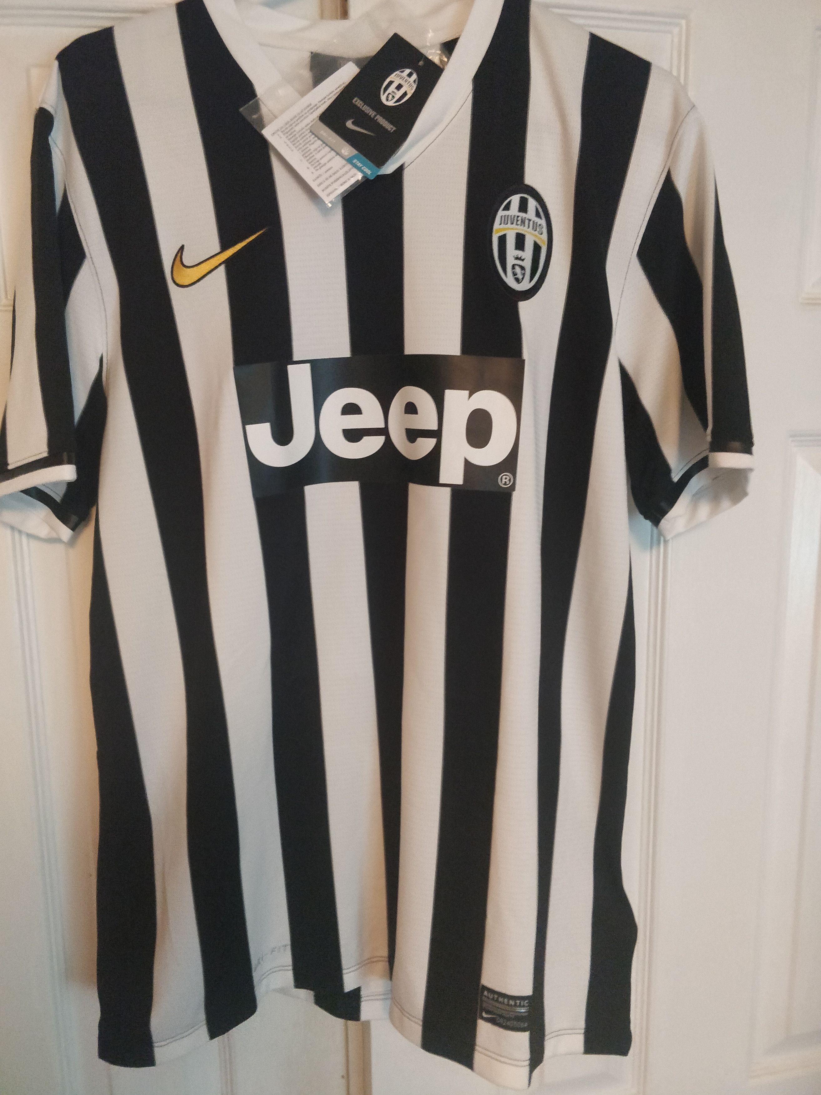 Nike Juventus BNWT 2013 Home Jersey Player Issue Nike Size US L / EU 52-54 / 3 - 1 Thumbnail
