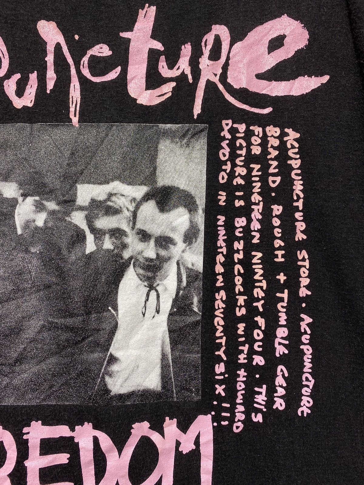 Acupuncture × Band Tees × Weber VINTAGE BUZZCOCKS ACUPUNETURE 