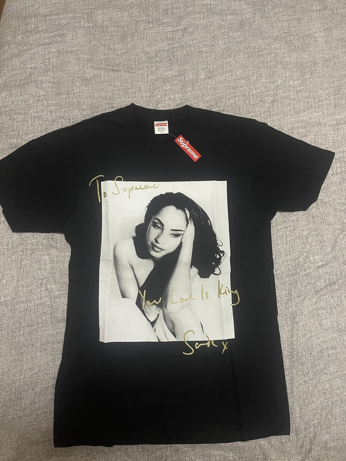 Supreme Supreme sade tee black dswt | Grailed