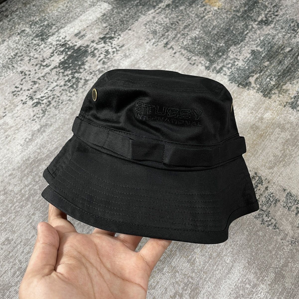 Stussy × Vintage Classic Stussy Fisherman Bucket Hat Size ONE SIZE - 2 Thumbnail