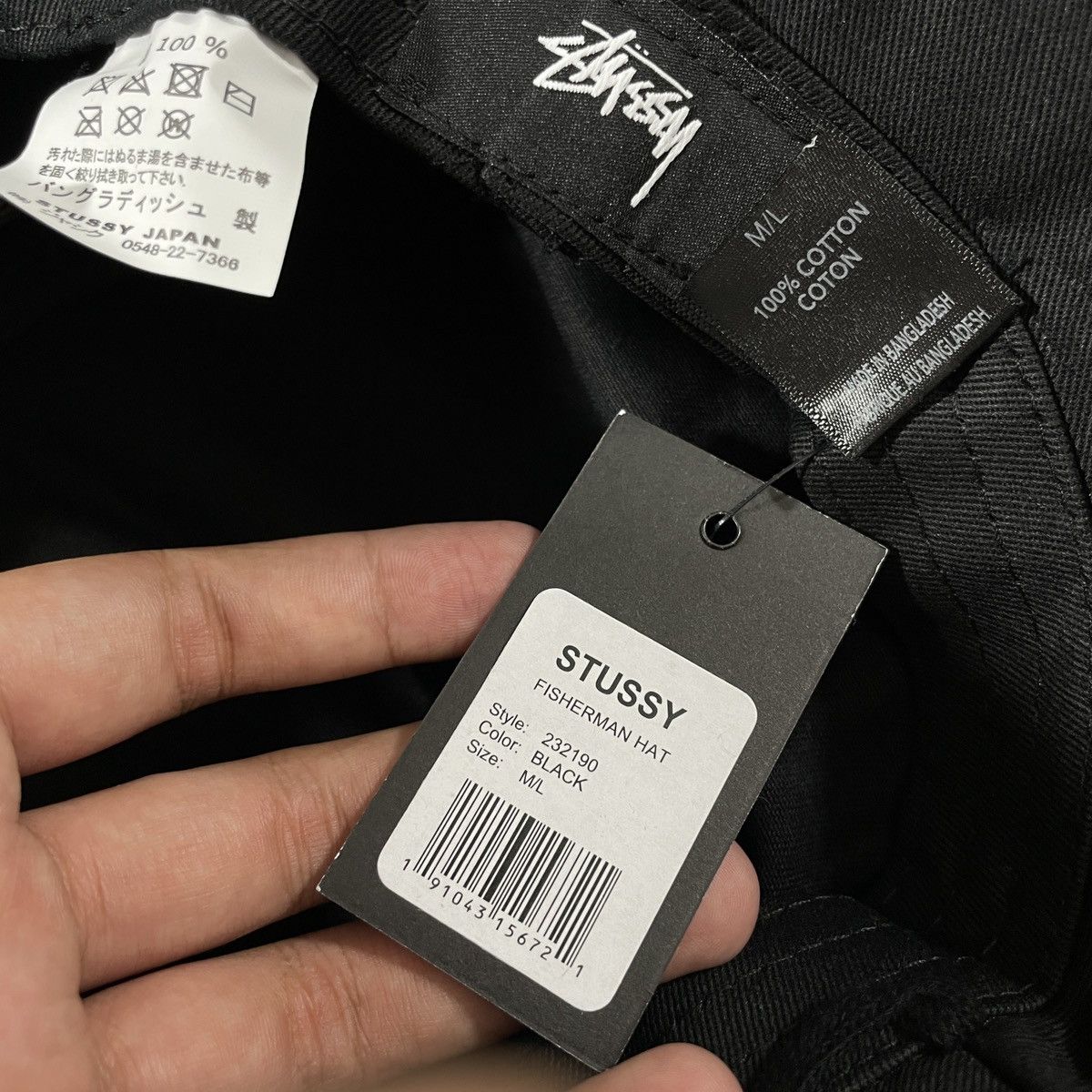 Stussy × Vintage Classic Stussy Fisherman Bucket Hat Size ONE SIZE - 6 Thumbnail