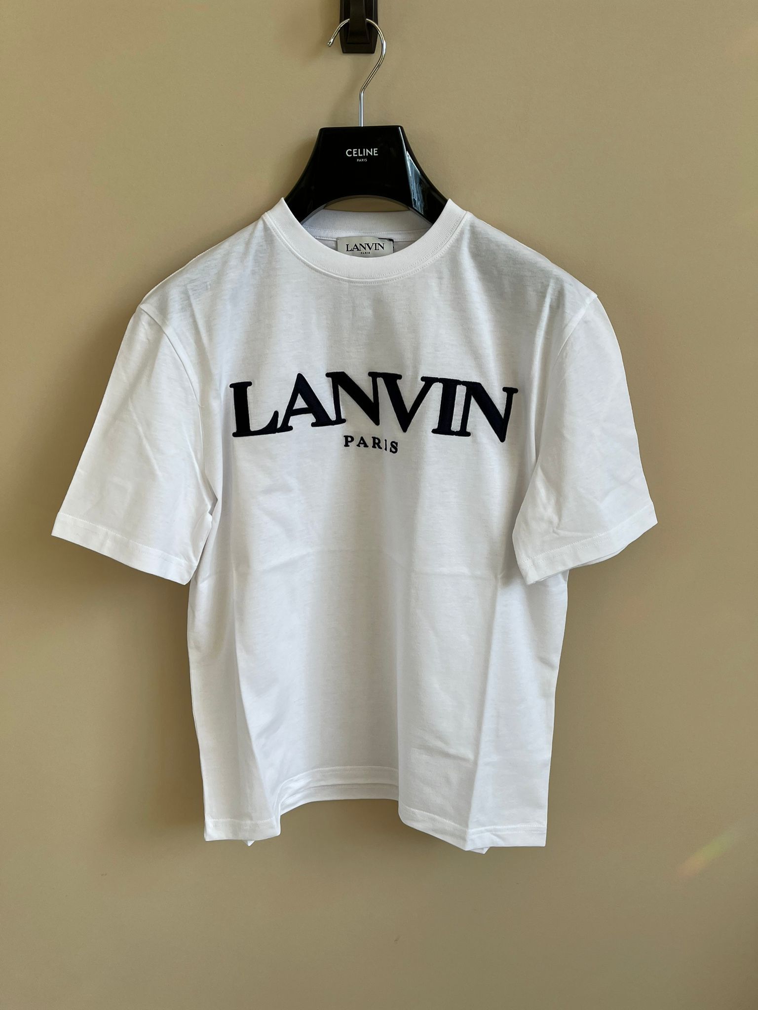 Lanvin Classic Logo Tee in White Size US M / EU 48-50 / 2 - 2 Thumbnail