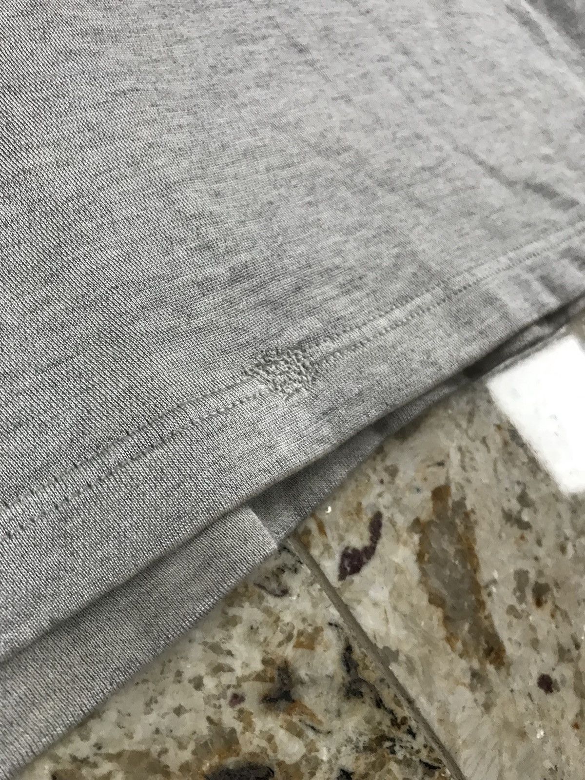 Lanvin Washed Fluid Crewneck Tee In Beige & Grey Size US S / EU 44-46 / 1 - 2 Thumbnail
