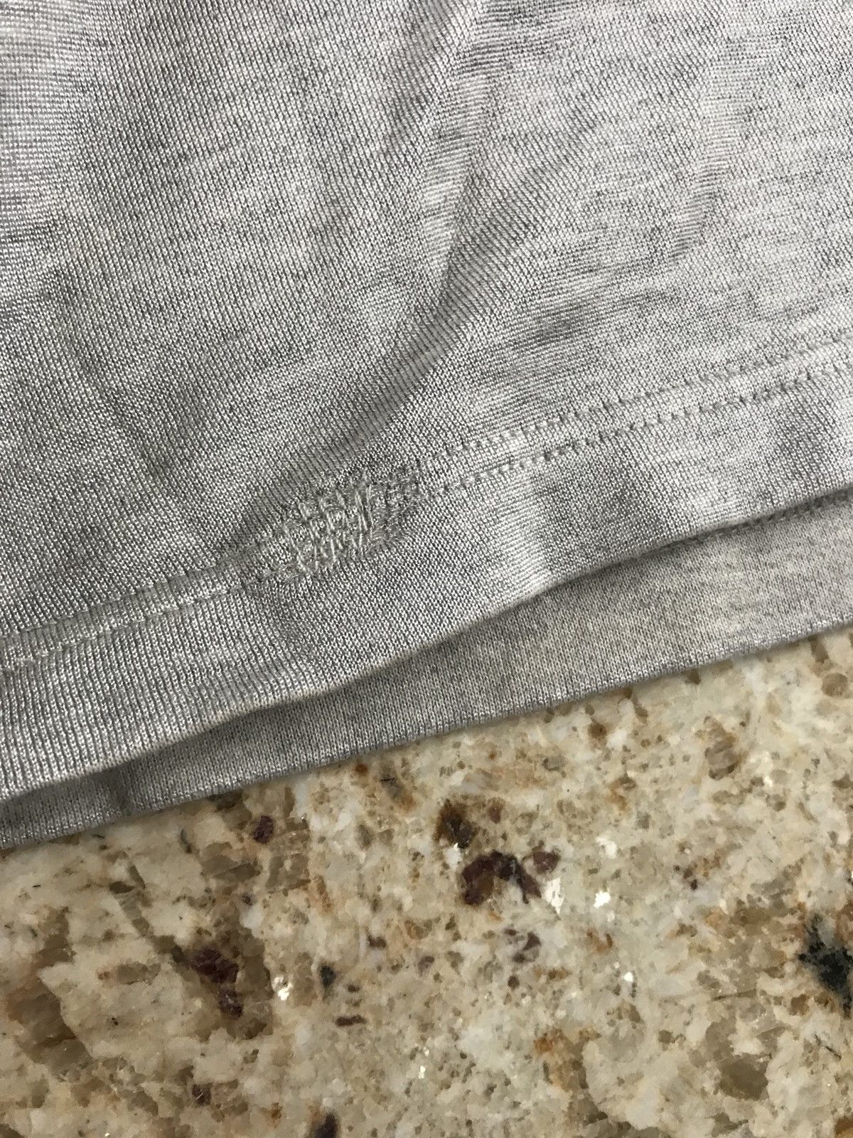 Lanvin Washed Fluid Crewneck Tee In Beige & Grey Size US S / EU 44-46 / 1 - 3 Thumbnail