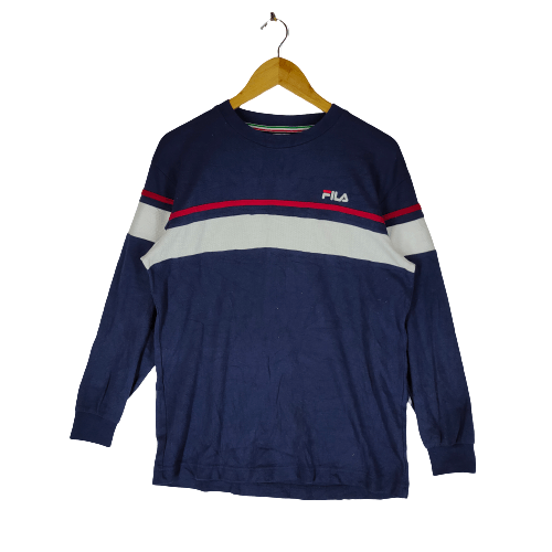 Fila FILA Embroidery Spellout Quick Dry Long Sleeve Shirt Size US M / EU 48-50 / 2 - 1 Thumbnail