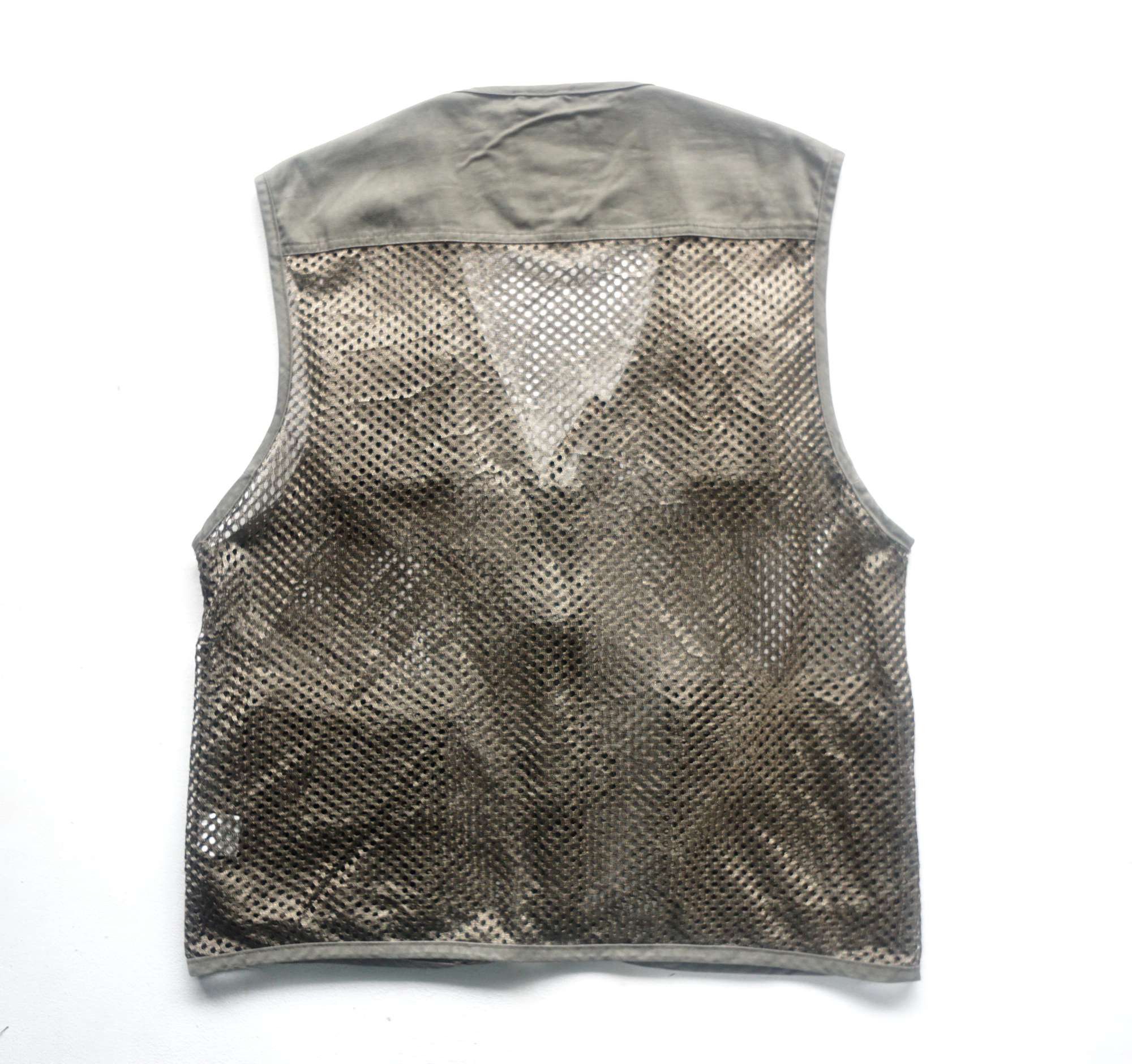 Japanese Brand NEPUCA Army Green Mesh Multi Pockets Tactical Vest Size US XL / EU 56 / 4 - 2 Thumbnail