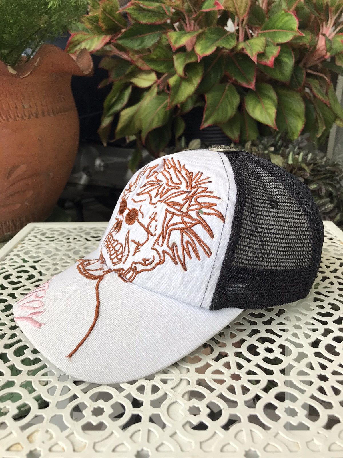 Ed Hardy ACCEPT OFFER💥VINTAGE Y2K DON ED HARDY DESTROY CAP HAT Size ONE SIZE - 6 Thumbnail