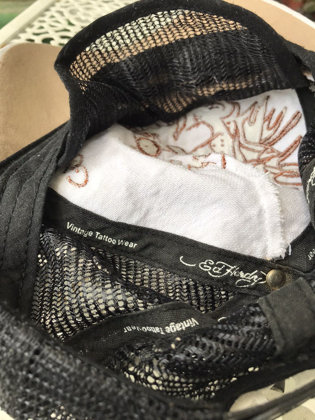 Ed Hardy ACCEPT OFFER💥VINTAGE Y2K DON ED HARDY DESTROY CAP HAT Size ONE SIZE - 14 Thumbnail