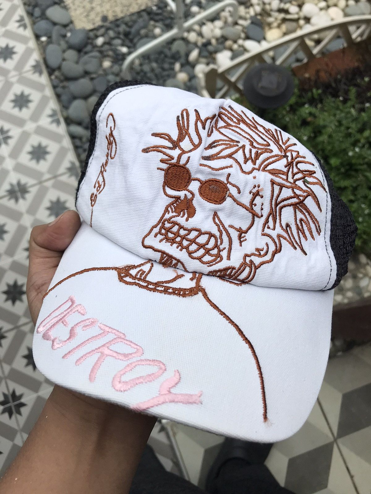 Ed Hardy ACCEPT OFFER💥VINTAGE Y2K DON ED HARDY DESTROY CAP HAT Size ONE SIZE - 1 Thumbnail