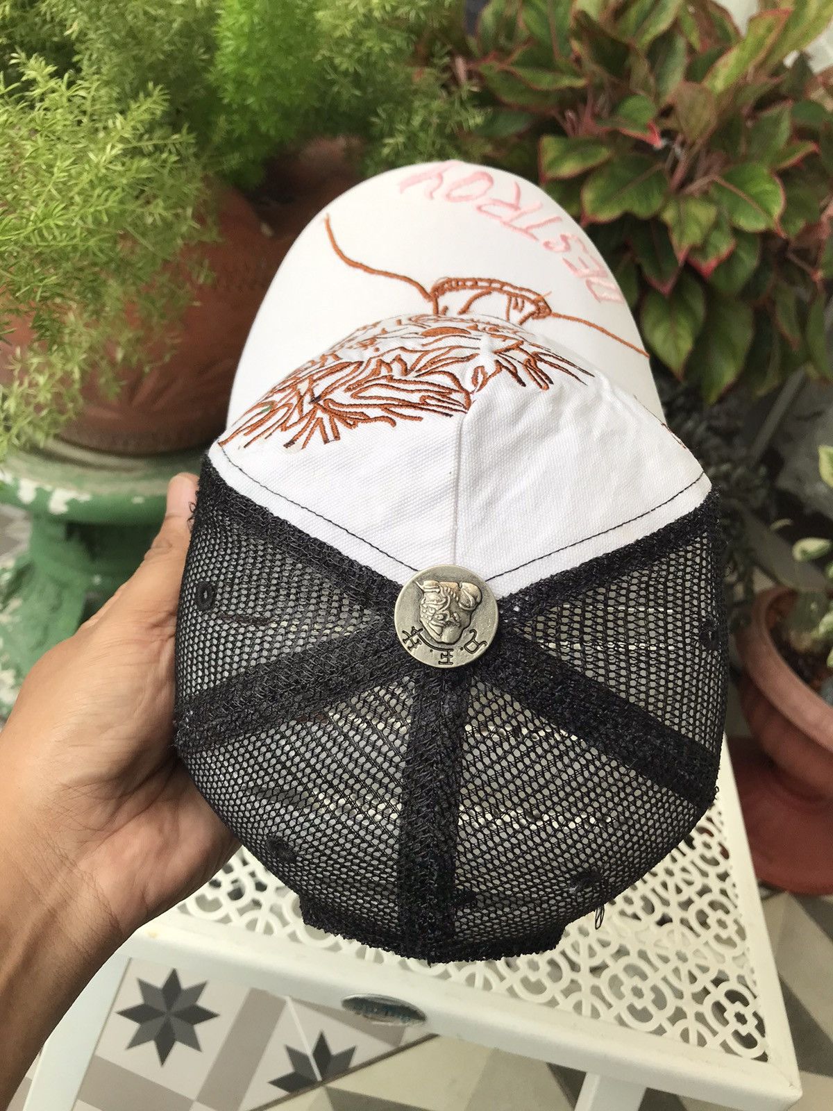 Ed Hardy ACCEPT OFFER💥VINTAGE Y2K DON ED HARDY DESTROY CAP HAT Size ONE SIZE - 8 Thumbnail