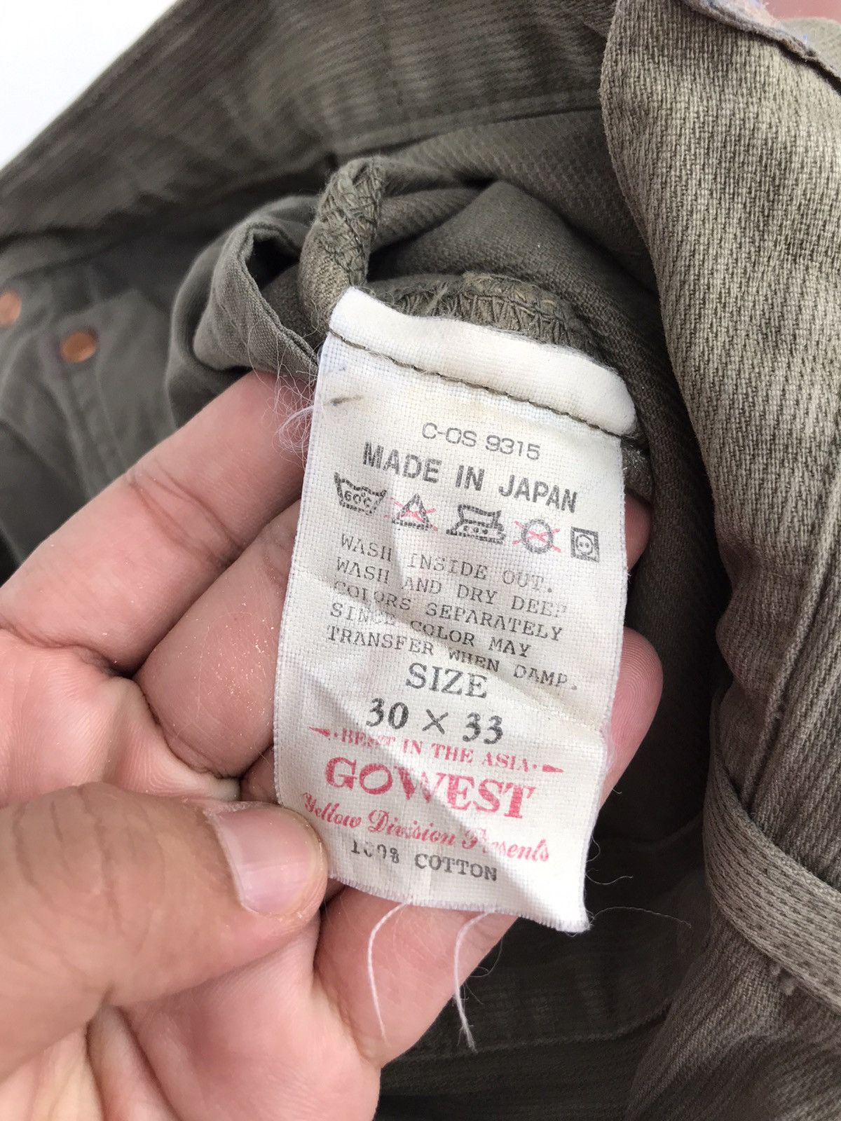 Japanese Brand Gowest Japan Denim Size US 28 / EU 44 - 9 Thumbnail