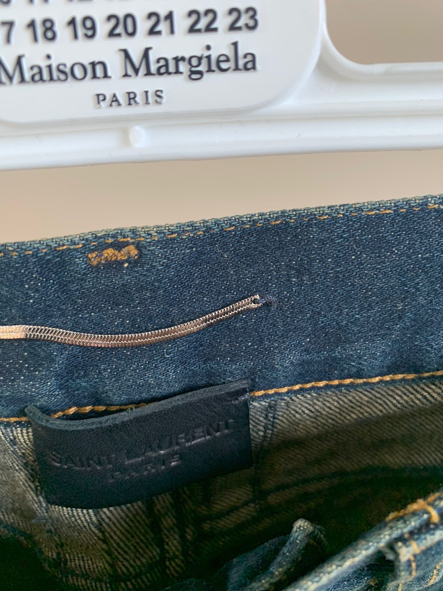 Saint Laurent Paris D02 Denim in Medium Indigo Size US 27 - 9 Thumbnail
