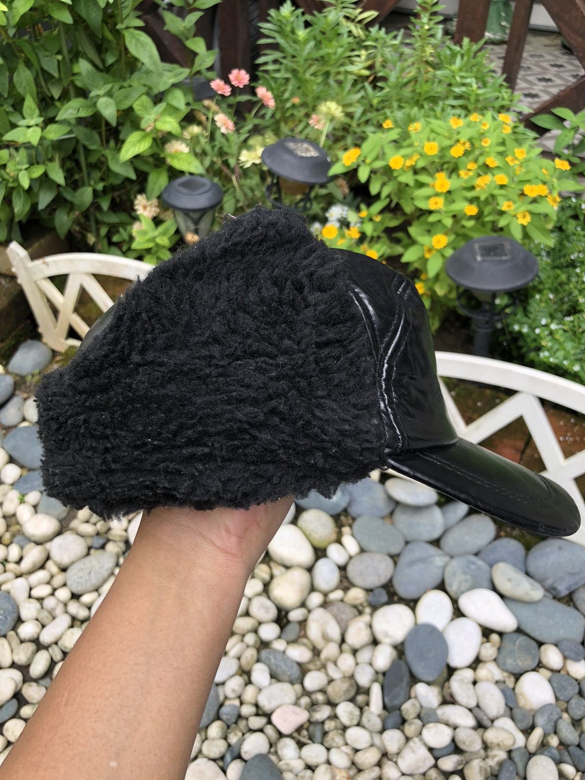Japanese Brand AUTHENTIC FUR TRIM WINTER TRAPPER HAT WITH EAR WARMER FLAPS Size ONE SIZE - 6 Thumbnail