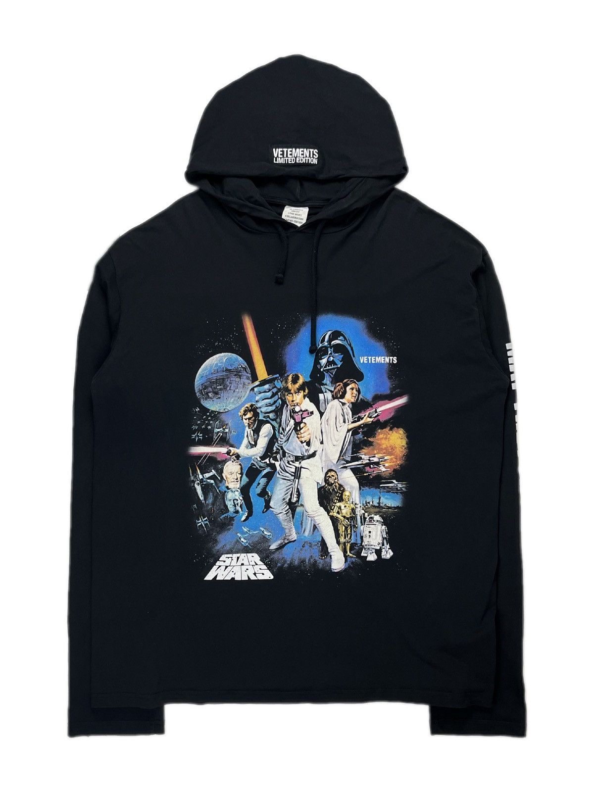 Vetements AW20 Vetements Star Wars Movie Poster Oversized Hoodie