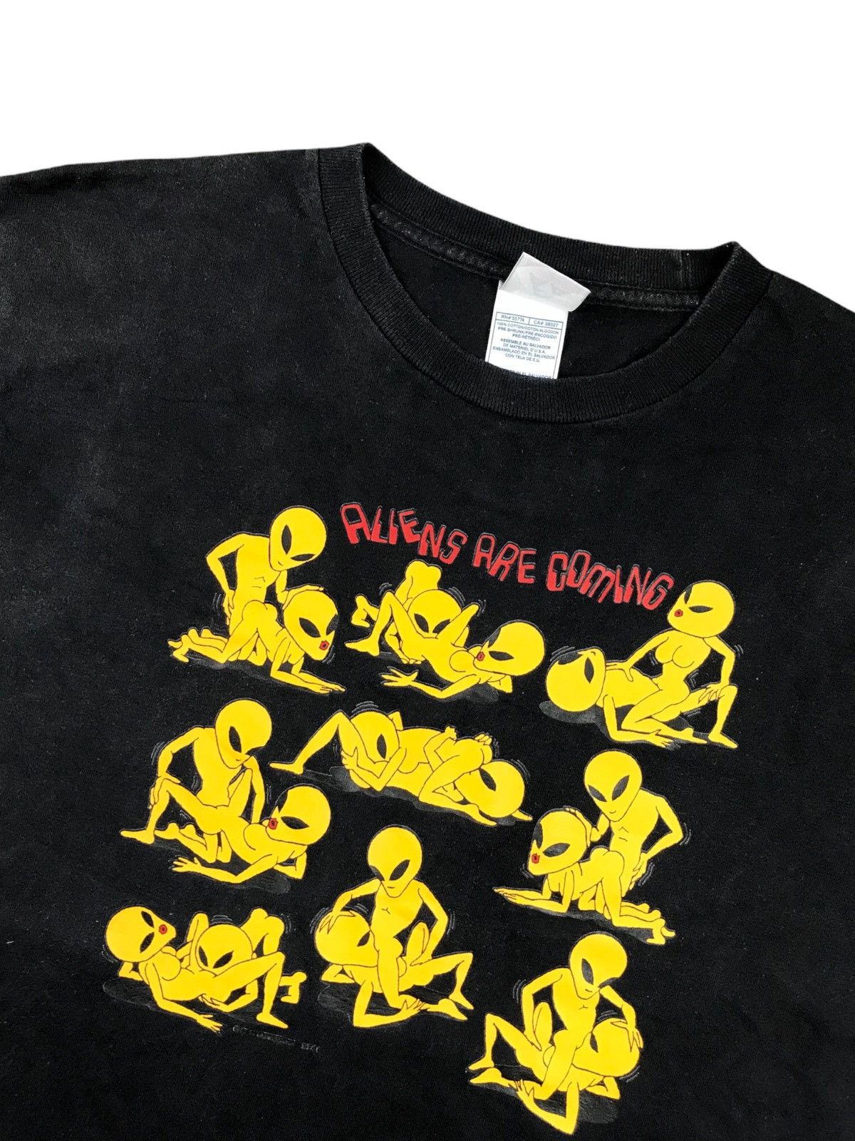 Alien Workshop 🔥VINTAGE 90’s T SHIRT ALIEN ARE COMING SEX EDUCATION Size US M / EU 48-50 / 2 - 2 Thumbnail