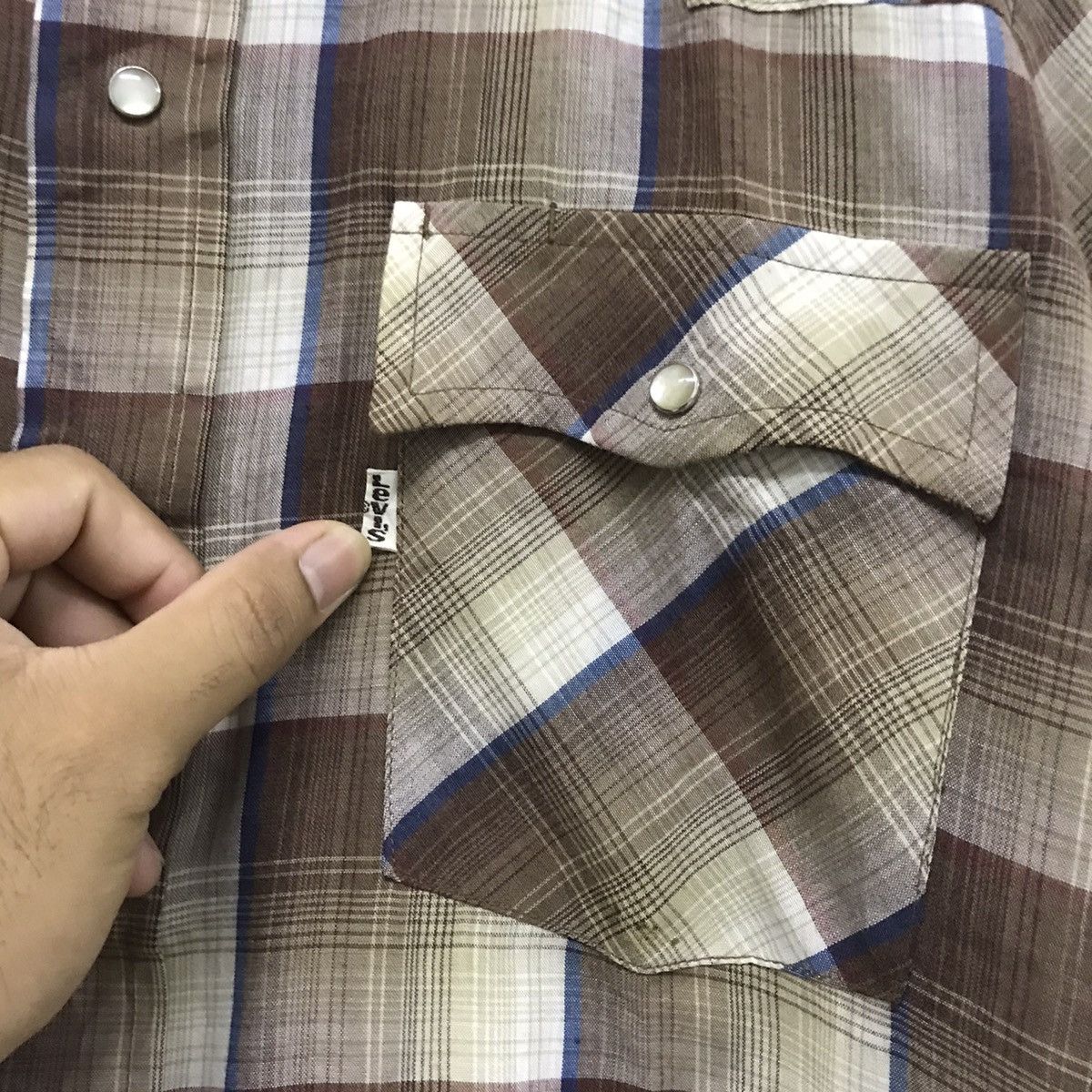 Levi's Vintage Clothing Vintage Levis Western Short Sleeve Shirt brown Size US M / EU 48-50 / 2 - 6 Thumbnail