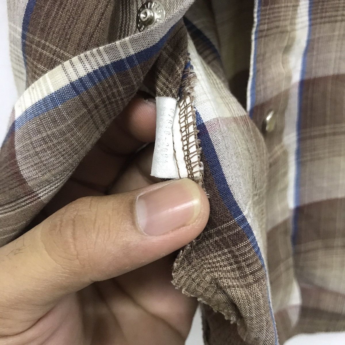 Levi's Vintage Clothing Vintage Levis Western Short Sleeve Shirt brown Size US M / EU 48-50 / 2 - 15 Thumbnail