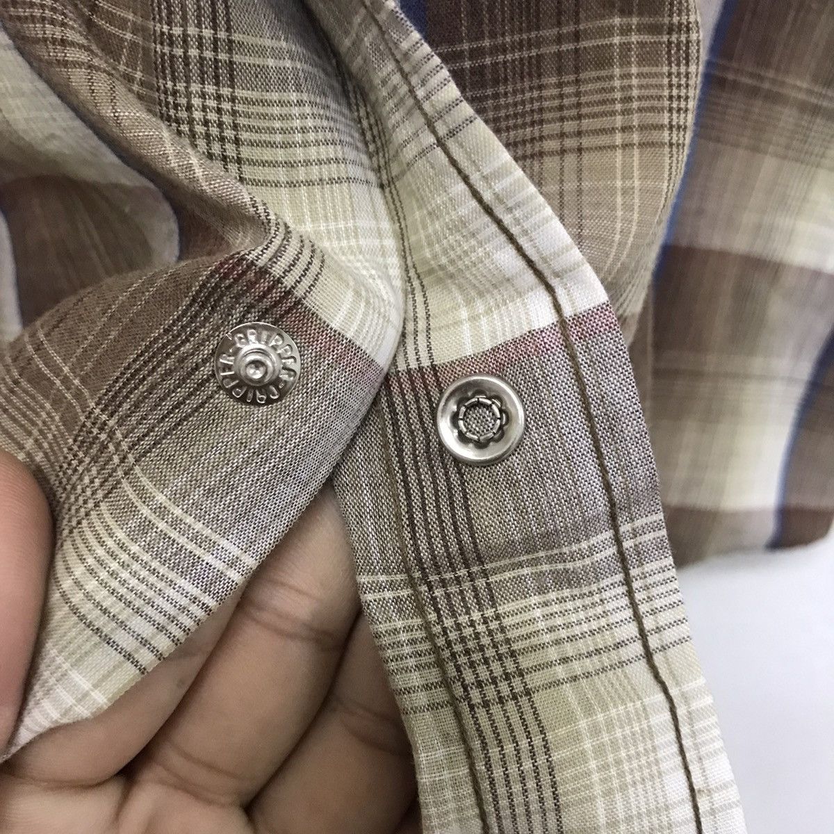 Levi's Vintage Clothing Vintage Levis Western Short Sleeve Shirt brown Size US M / EU 48-50 / 2 - 11 Thumbnail
