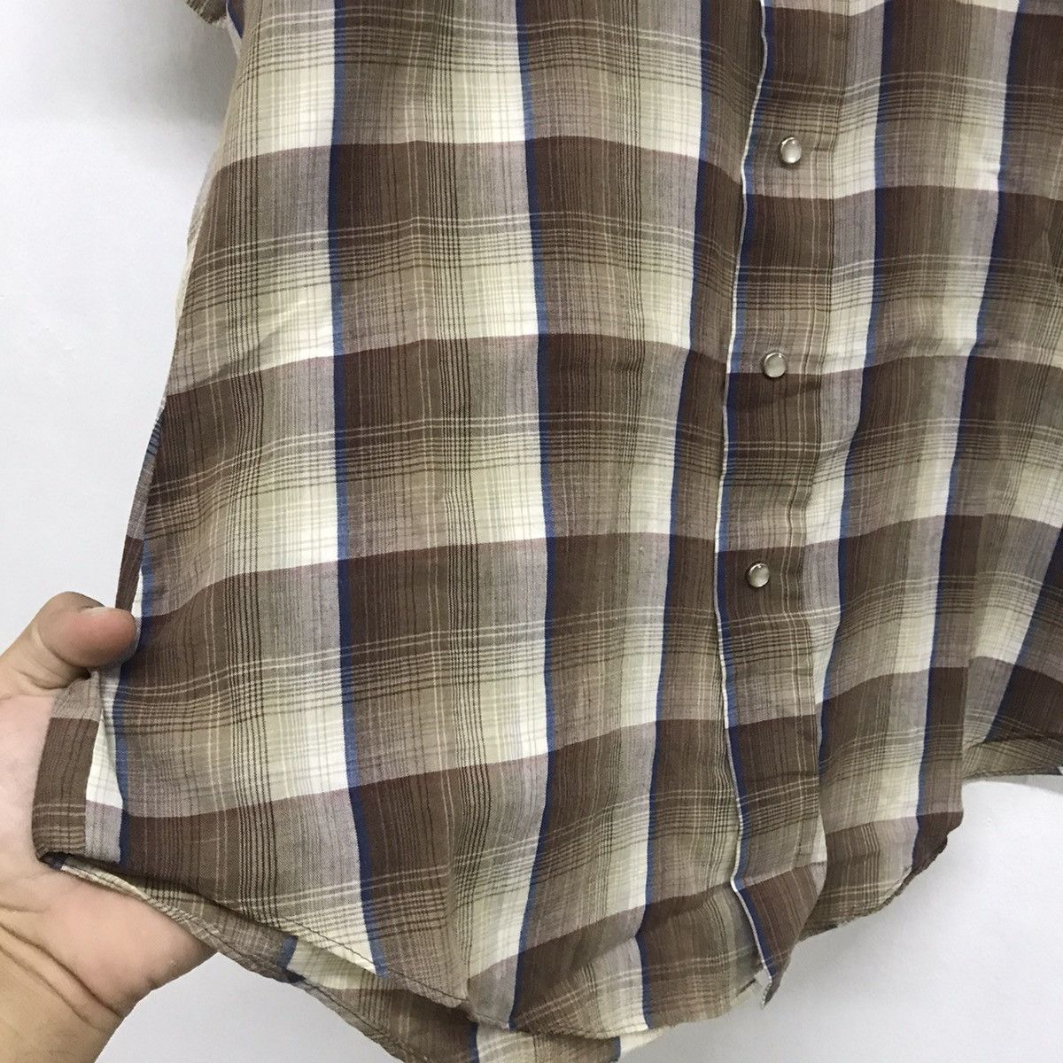 Levi's Vintage Clothing Vintage Levis Western Short Sleeve Shirt brown Size US M / EU 48-50 / 2 - 7 Thumbnail