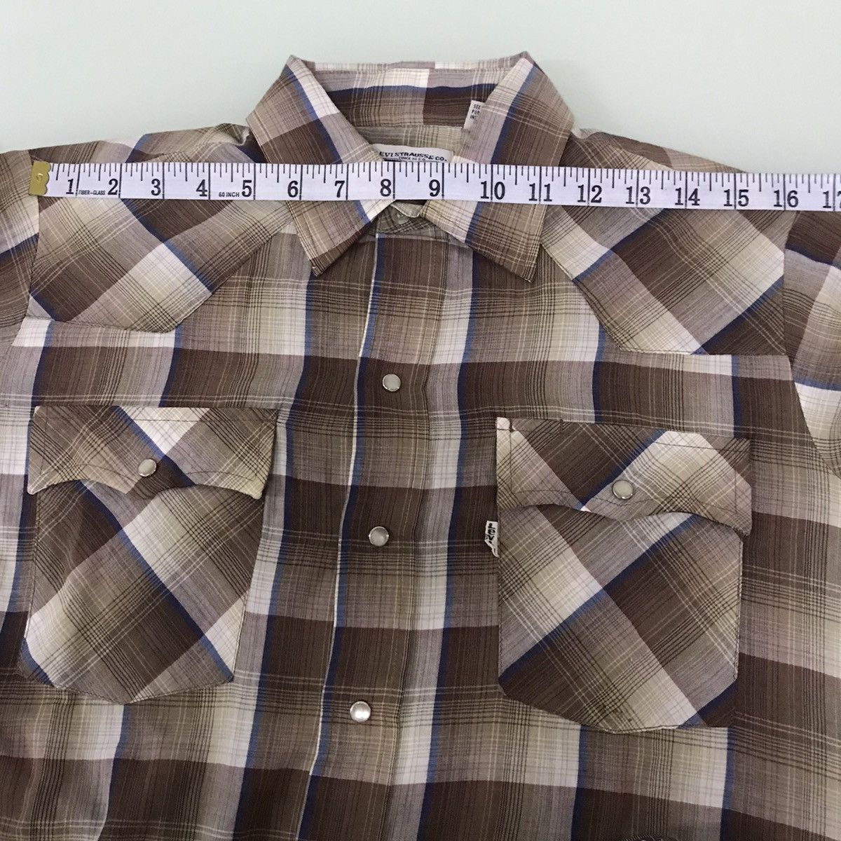 Levi's Vintage Clothing Vintage Levis Western Short Sleeve Shirt brown Size US M / EU 48-50 / 2 - 21 Thumbnail